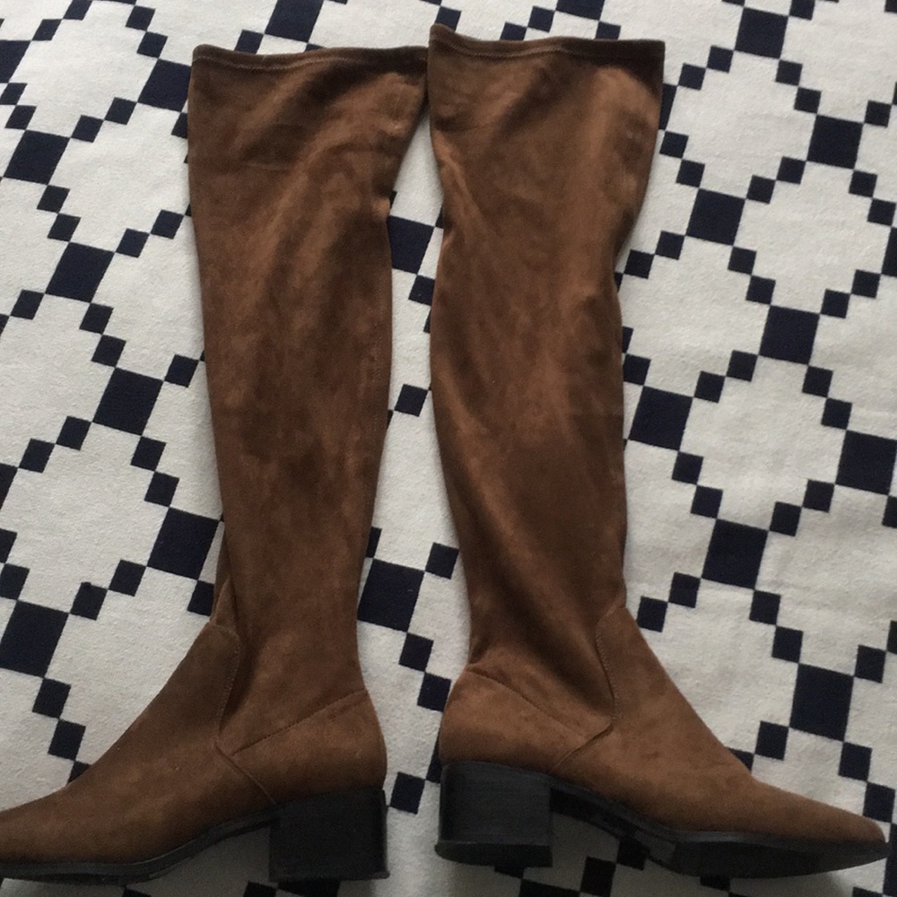 Worn once! Over the knee forever 21 boots